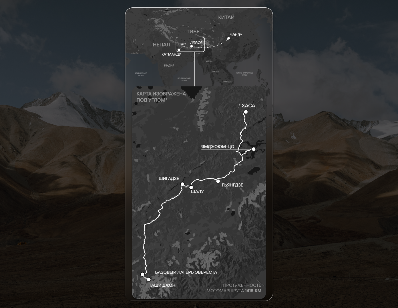 Маршрут экспедиции